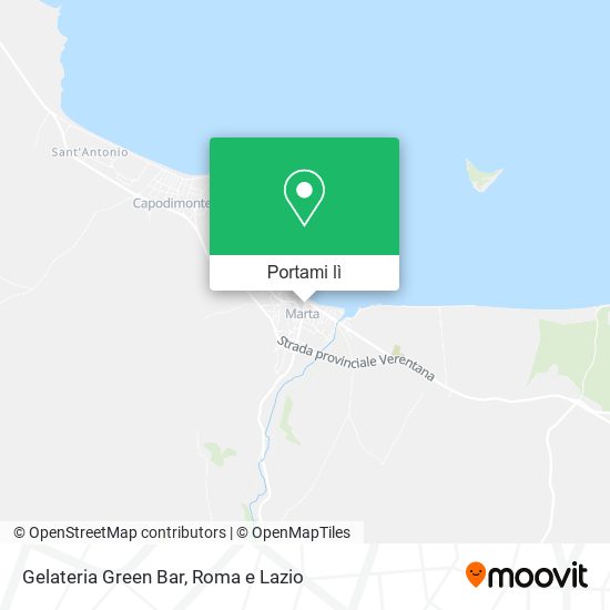 Mappa Gelateria Green Bar