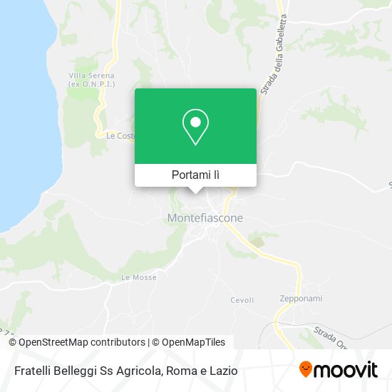 Mappa Fratelli Belleggi Ss Agricola