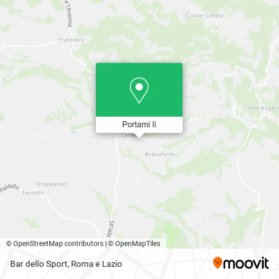 Mappa Bar dello Sport