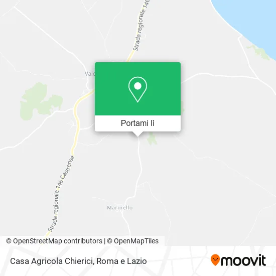 Mappa Casa Agricola Chierici