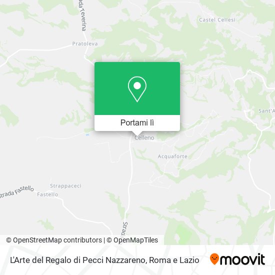 Mappa L'Arte del Regalo di Pecci Nazzareno