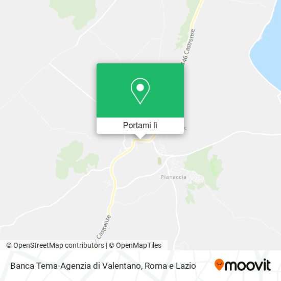 Mappa Banca Tema-Agenzia di Valentano