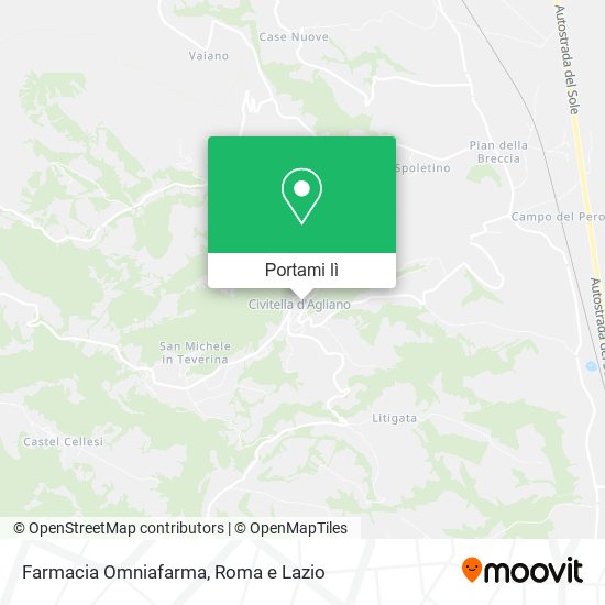 Mappa Farmacia Omniafarma