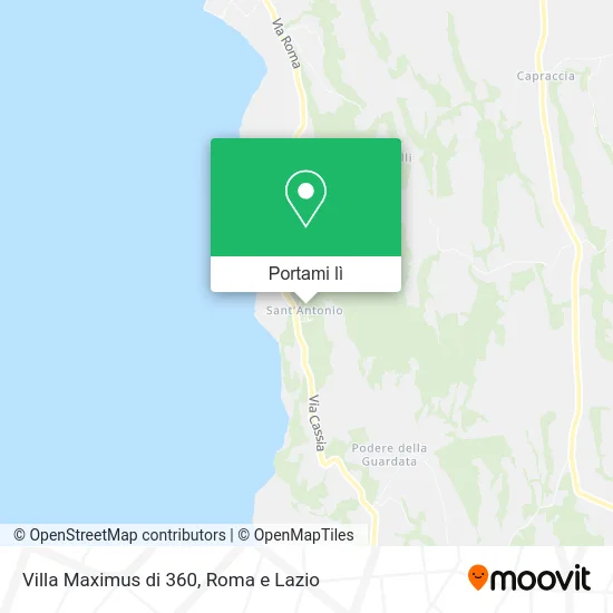 Mappa Villa Maximus di 360