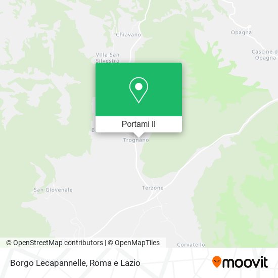 Mappa Borgo Lecapannelle