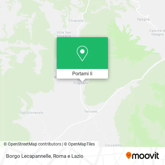 Mappa Borgo Lecapannelle
