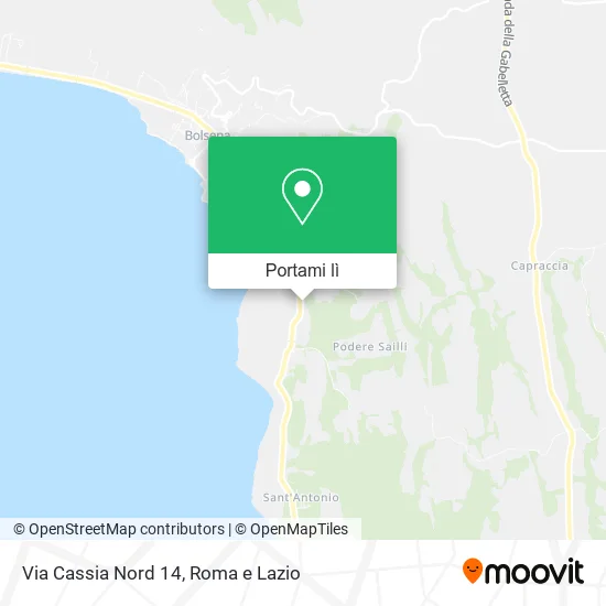 Mappa Via Cassia Nord 14