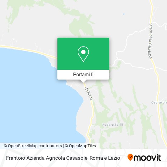 Mappa Frantoio Azienda Agricola Casasole