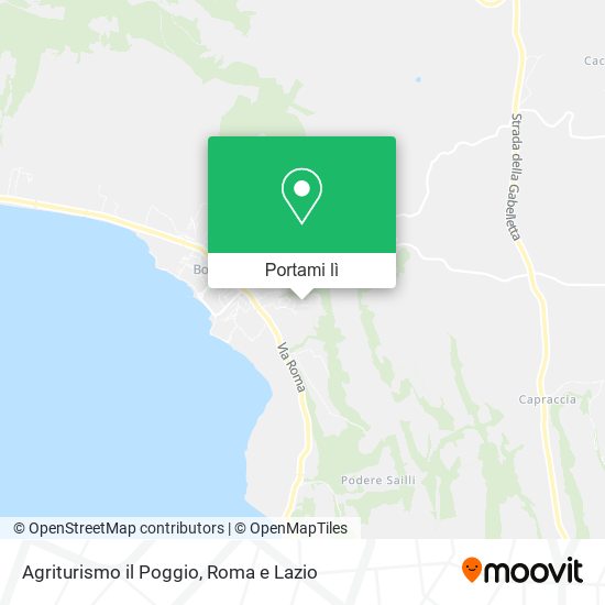 Mappa Agriturismo il Poggio