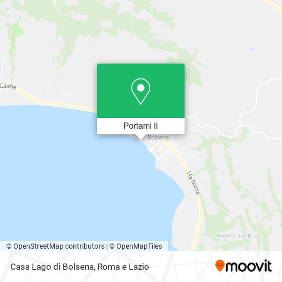 Mappa Casa Lago di Bolsena