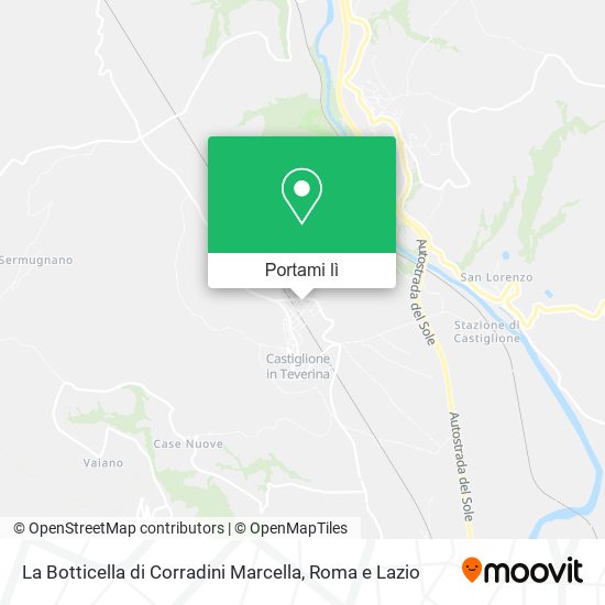 Mappa La Botticella di Corradini Marcella