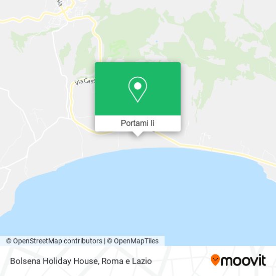 Mappa Bolsena Holiday House