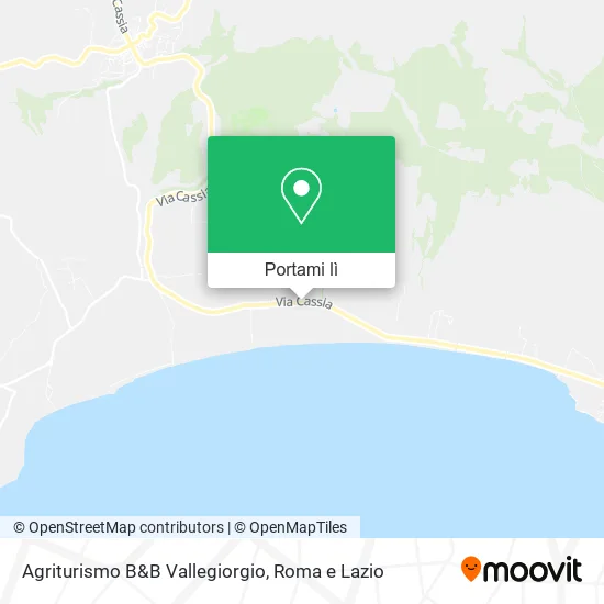 Mappa Agriturismo B&B Vallegiorgio