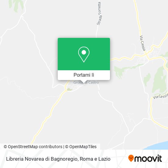 Mappa Libreria Novarea di Bagnoregio