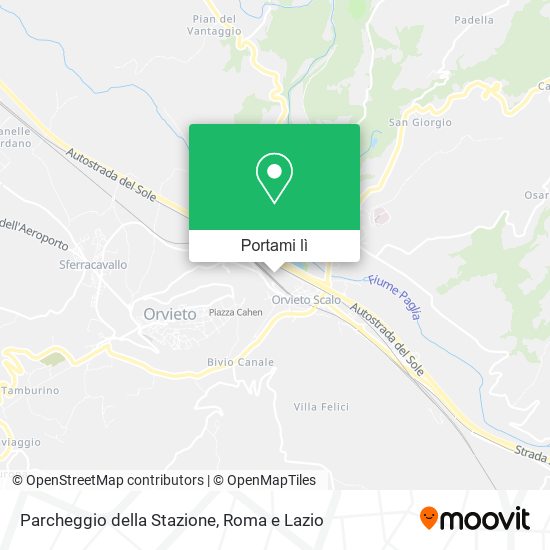 Mappa Parcheggio della Stazione