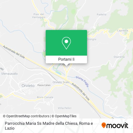 Mappa Parrocchia Maria Ss Madre della Chiesa