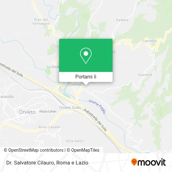 Mappa Dr. Salvatore Cilauro