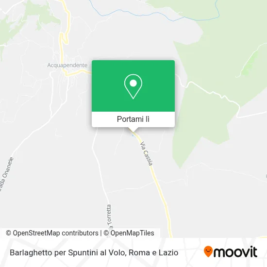 Mappa Barlaghetto per Spuntini al Volo