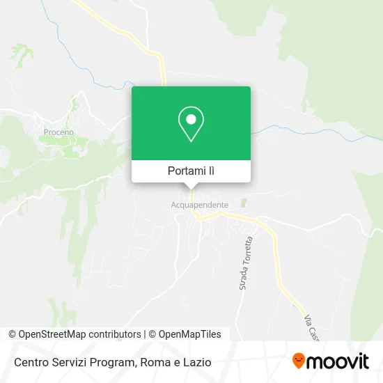 Mappa Centro Servizi Program