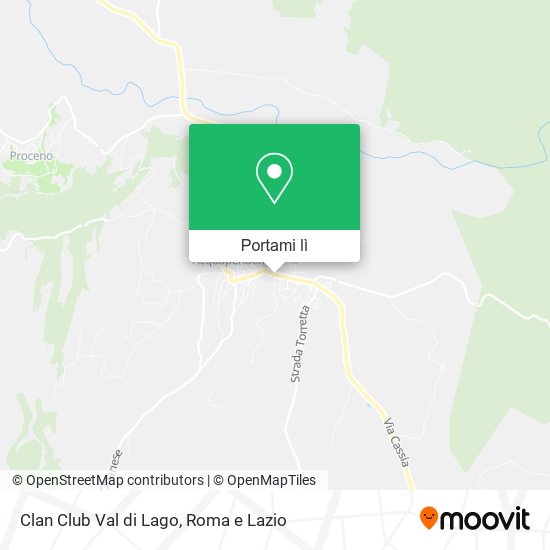 Mappa Clan Club Val di Lago