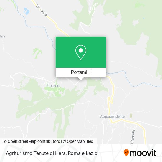 Mappa Agriturismo Tenute di Hera