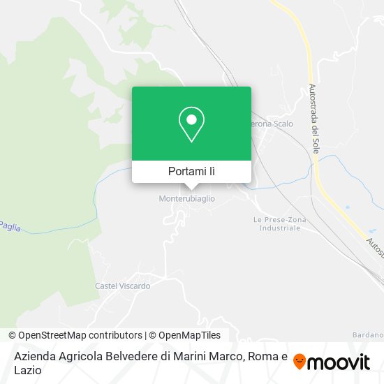 Mappa Azienda Agricola Belvedere di Marini Marco