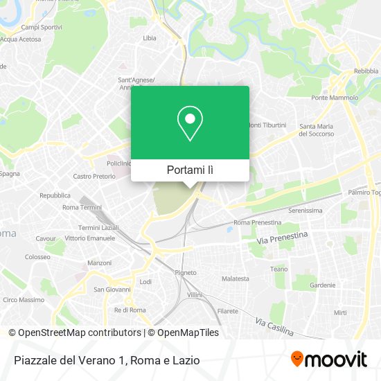 Mappa Piazzale del Verano  1