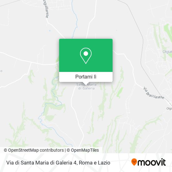 Mappa Via di Santa Maria di Galeria  4