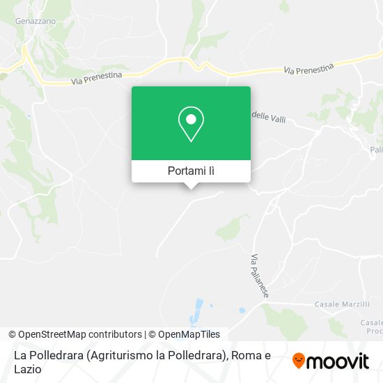 Mappa La Polledrara (Agriturismo la Polledrara)