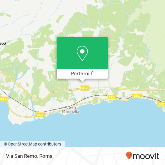 Mappa Via San Remo