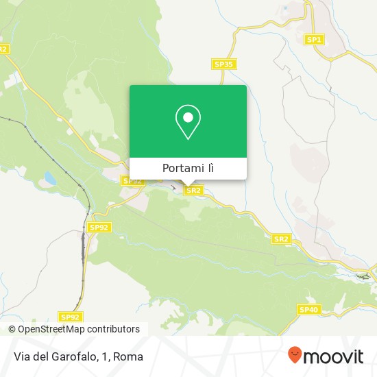 Mappa Via del Garofalo, 1