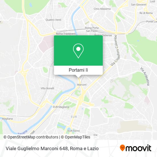 Mappa Viale Guglielmo Marconi  648