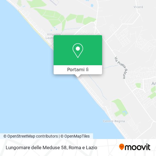 Mappa Lungomare delle Meduse 58