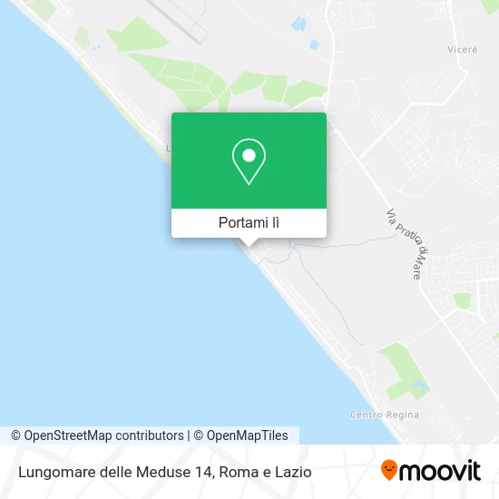 Mappa Lungomare delle Meduse 14