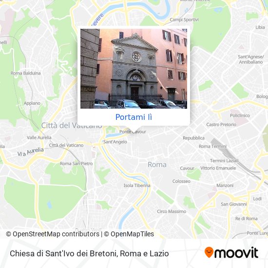Mappa Chiesa di Sant'Ivo dei Bretoni