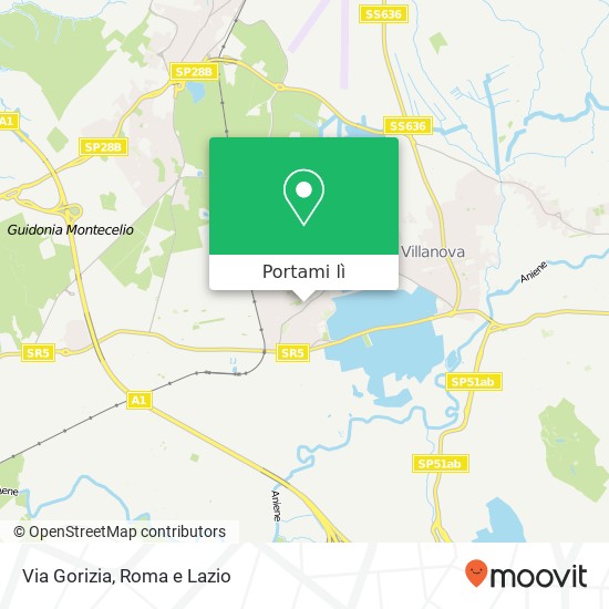 Mappa Via Gorizia