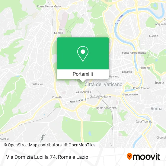 Mappa Via Domizia Lucilla  74