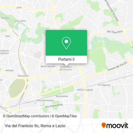 Mappa Via del Frantoio 9c