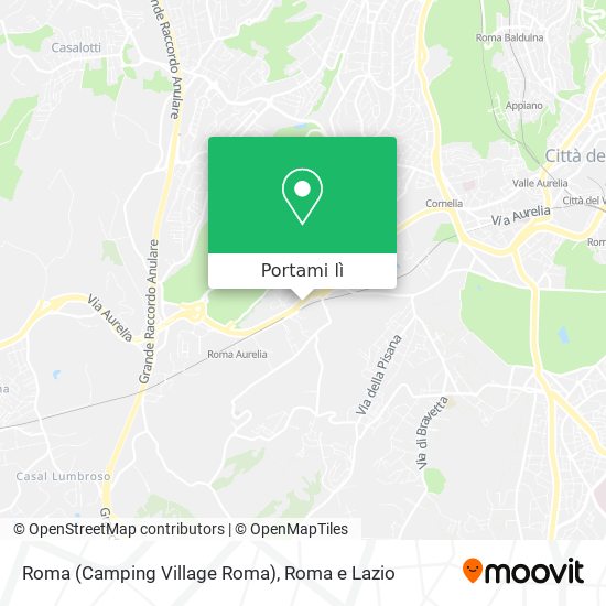 Mappa Roma (Camping Village Roma)