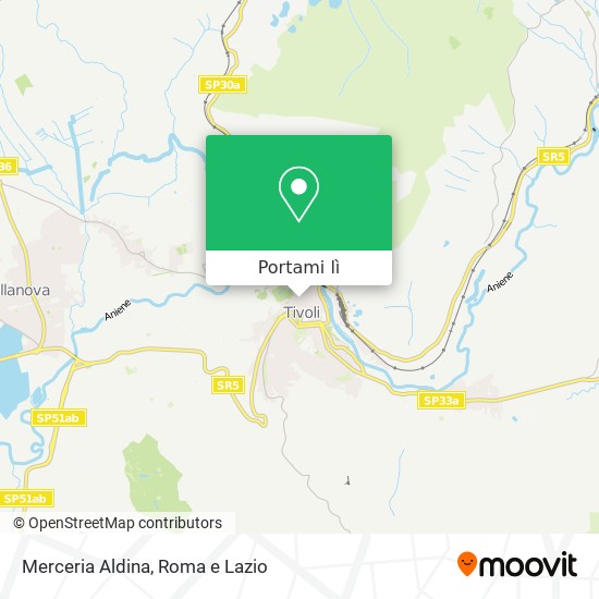 Mappa Merceria Aldina