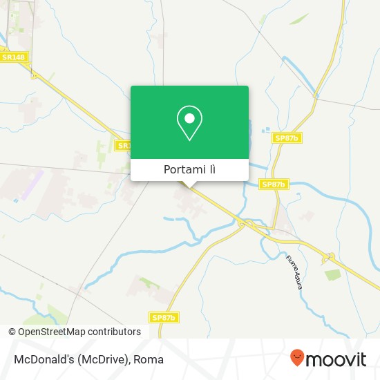 Mappa McDonald's (McDrive)