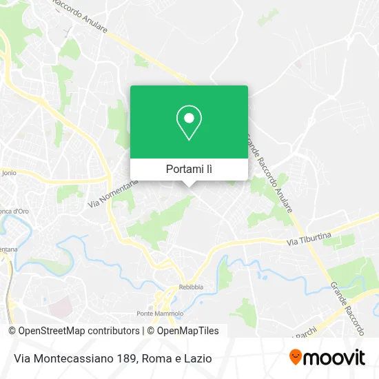 Mappa Via Montecassiano  189