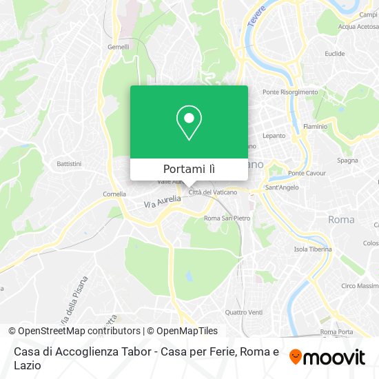 Mappa Casa di Accoglienza Tabor - Casa per Ferie