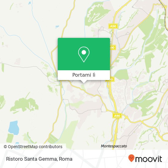 Mappa Ristoro Santa Gemma