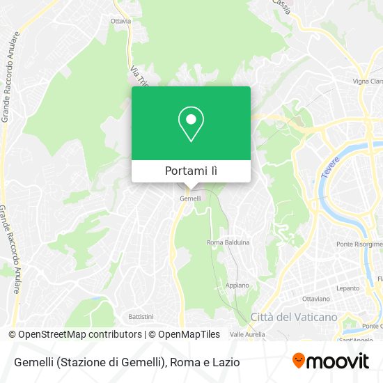 Mappa Gemelli (Stazione di Gemelli)