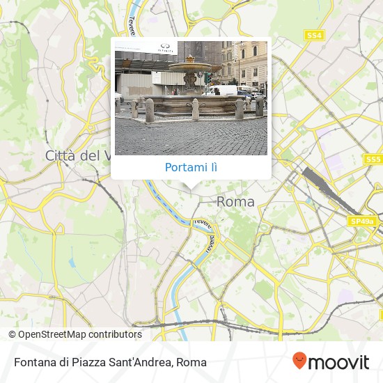 Mappa Fontana di Piazza Sant'Andrea