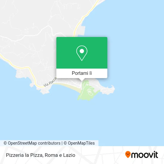 Mappa Pizzeria la Pizza