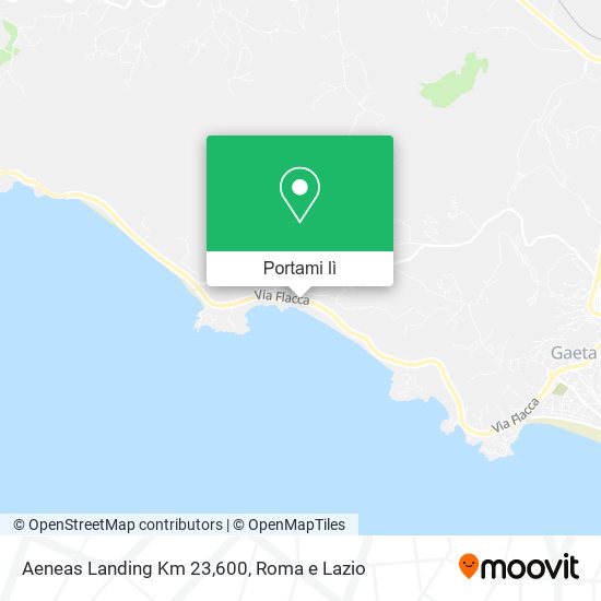 Mappa Aeneas Landing Km 23,600