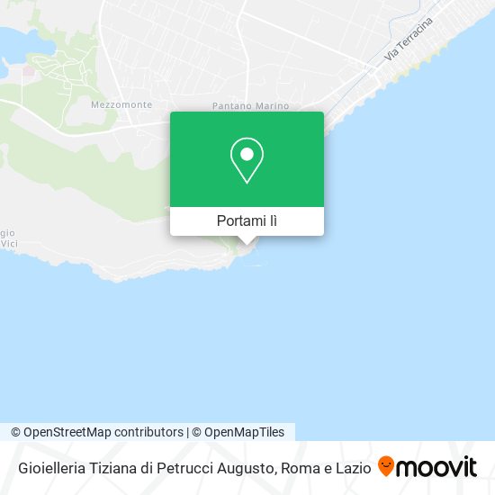 Mappa Gioielleria Tiziana di Petrucci Augusto