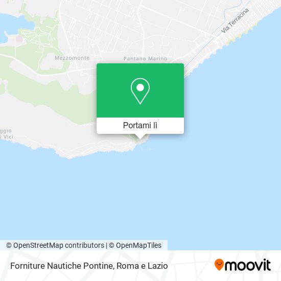 Mappa Forniture Nautiche Pontine